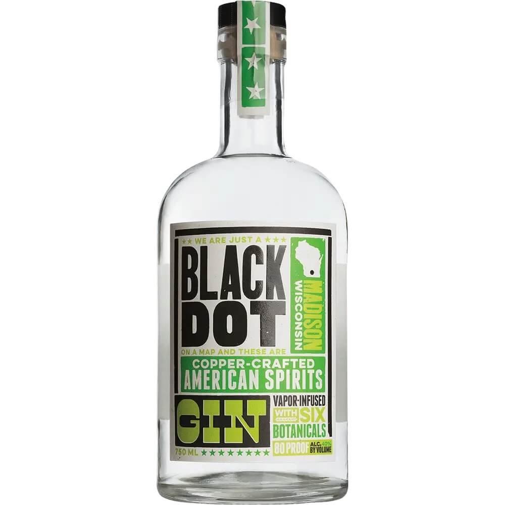 Six botanical gin from Black Dot Spirits